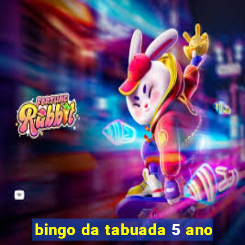 bingo da tabuada 5 ano